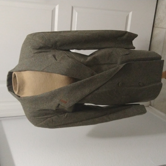 Vintage 90's Double Breasted Blazer Wool Blend Jacket - Picture 2 of 12